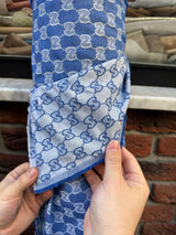 Clothing Fabric GG Navy Blue