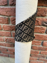 Fendi Cotton Fabric Brown