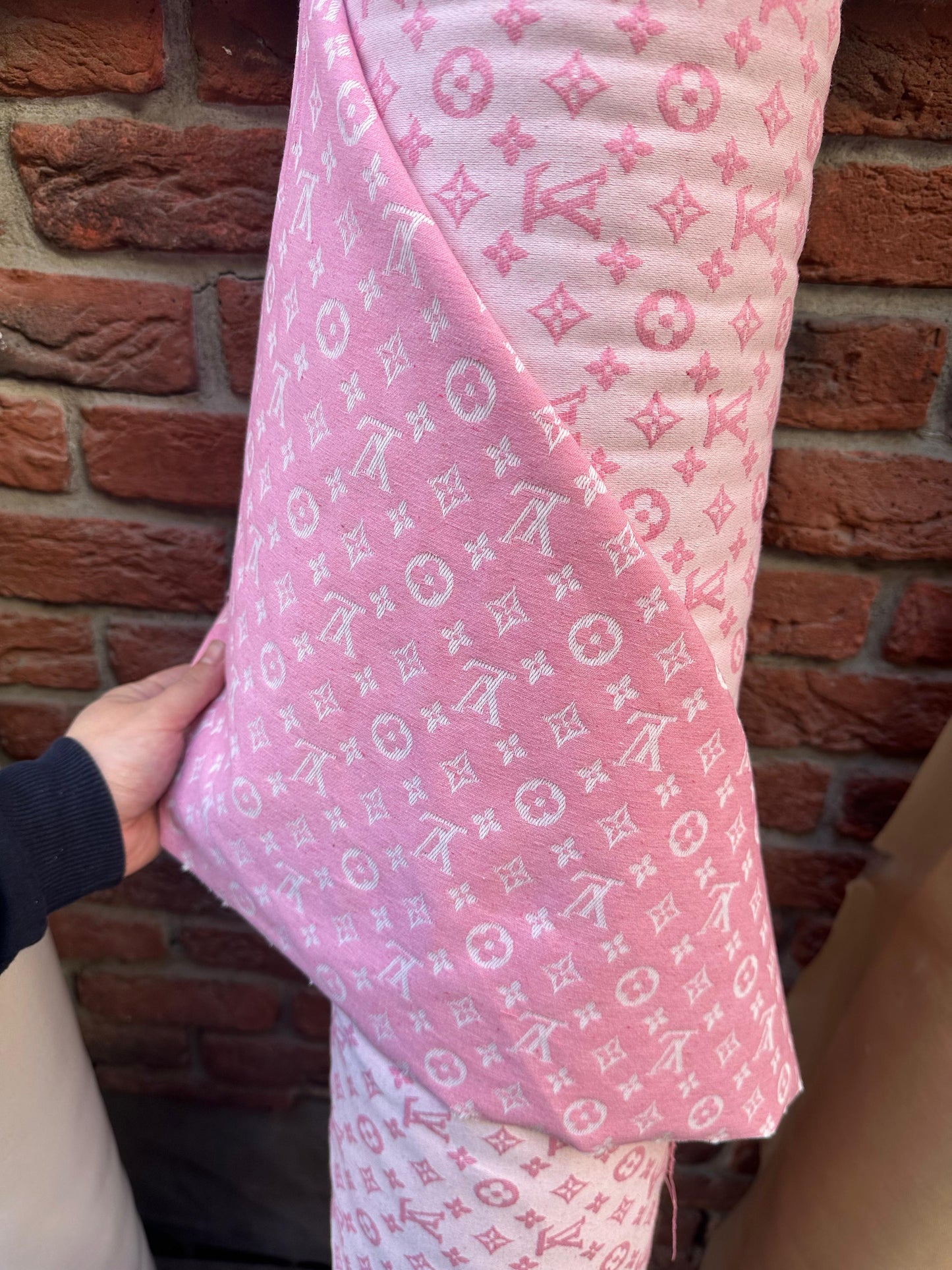 Clothing Fabric Lv Pink - Lamberti Leathers