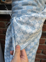 Clothing Fabric GG Blue