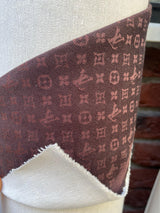 Cotton Fabric Lv Dark Brown