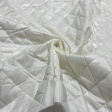 White Sateen fabric - Free Shipping