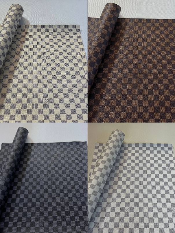 LV Checkered Leather - 4 Color