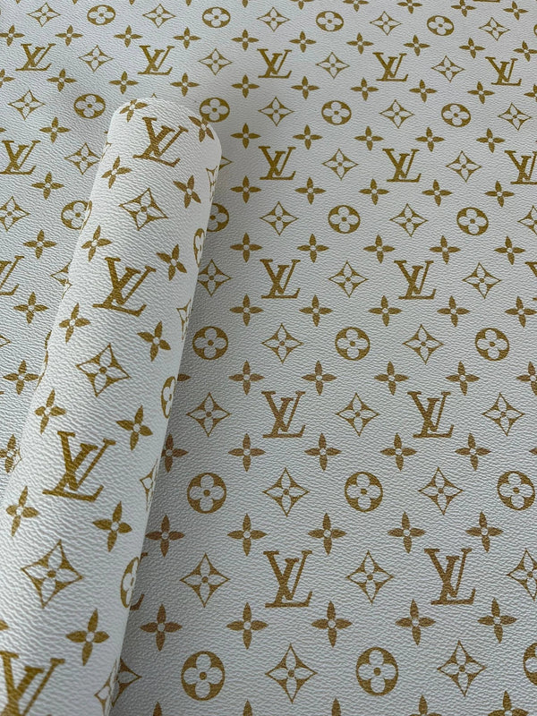 LV Classic Leather - White Gold