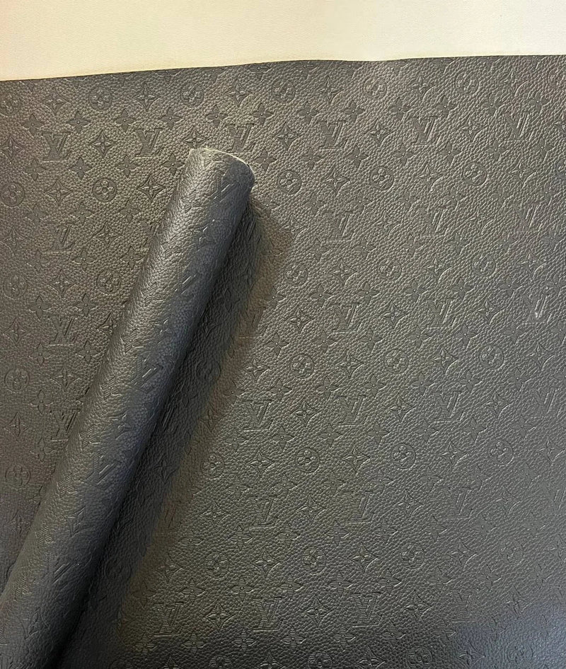 Lv Embossed Logo Leather - 6 Color