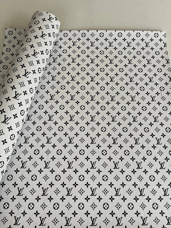 LV Classic Small Logo Leather - White