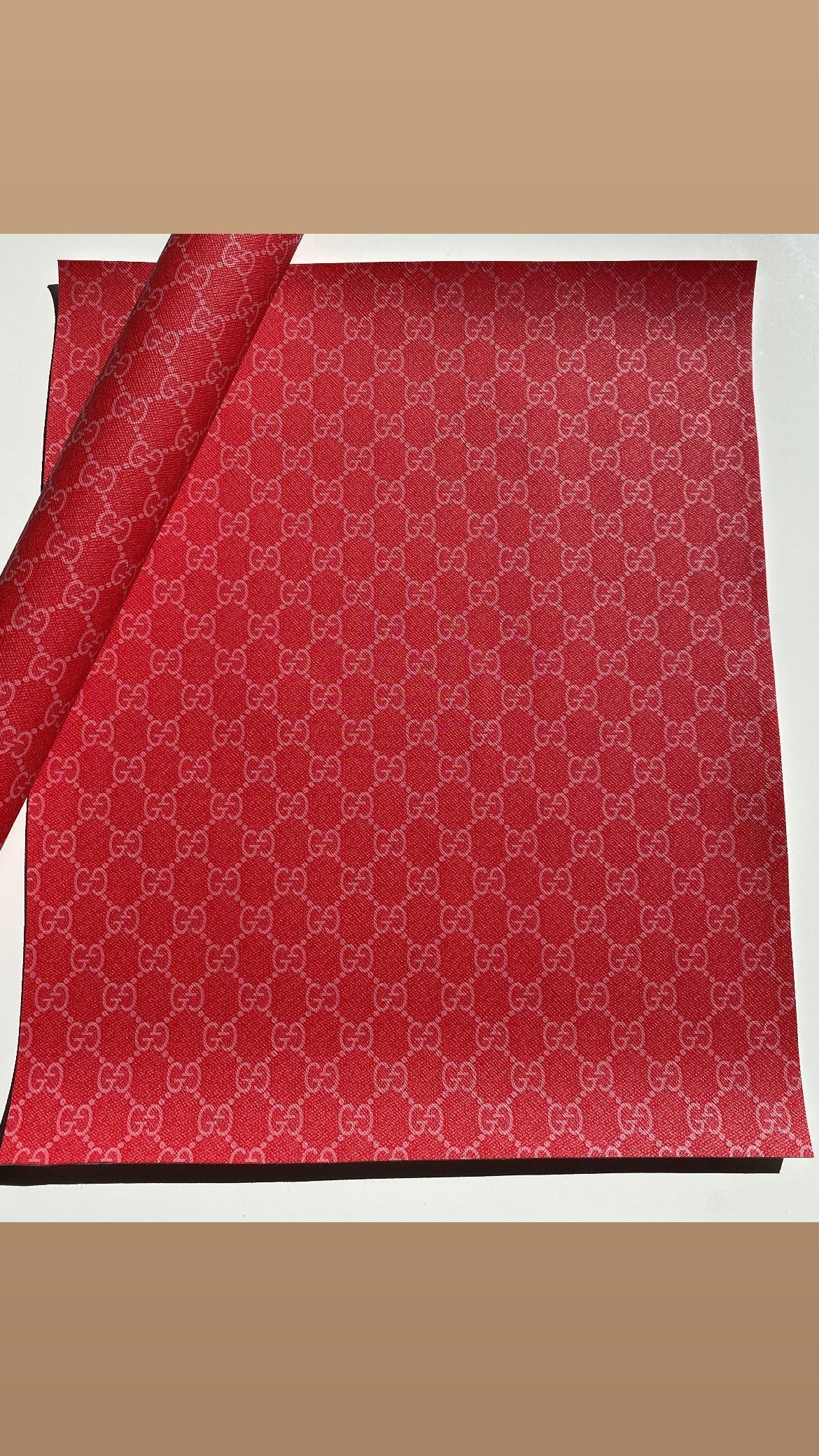 GG Red Classic Leather - Lamberti Leathers