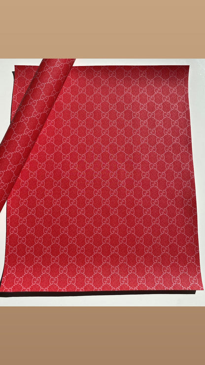 GG Red Classic Leather - Lamberti Leathers