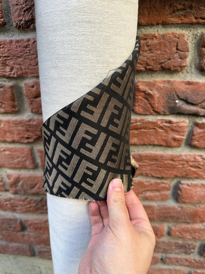Fendi Cotton Fabric Brown - Lamberti Leathers