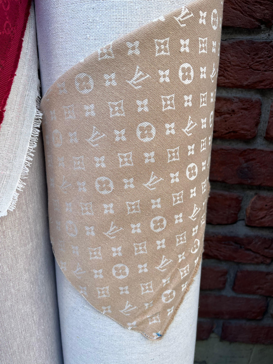 Cotton Fabric Lv Beige - Lamberti Leathers